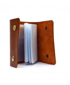 Phoenix Charm Handcrafted Soft Leather Credit / ID Cards Holder Wallet