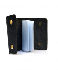 Phoenix Charm Handcrafted Soft Leather Credit / ID Cards Holder Wallet