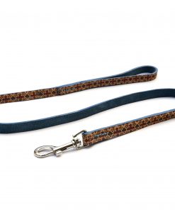 Handcrafted Motif Pattern Premium Soft Leather Dog Lead