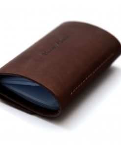 Phoenix Charm Handcrafted Soft Leather Credit / ID Cards Holder Wallet