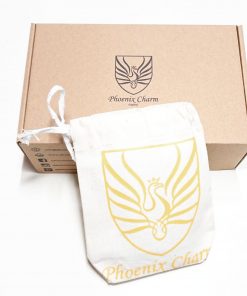 Phoenix Charm Handcrafted Soft Leather Credit / ID Cards Holder Wallet