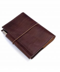 Alternative view of Premium Leather Notebook with Pen Holder and inside Packet, Handcrafted, B6 size Refillable, Genuine Leather Journal for Writing, Diary notebook, Traveler's notebook